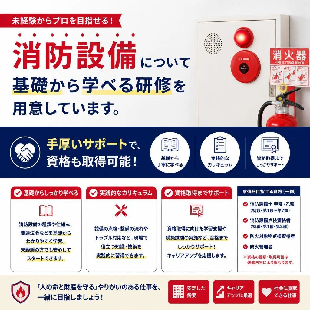 充実の研修制度