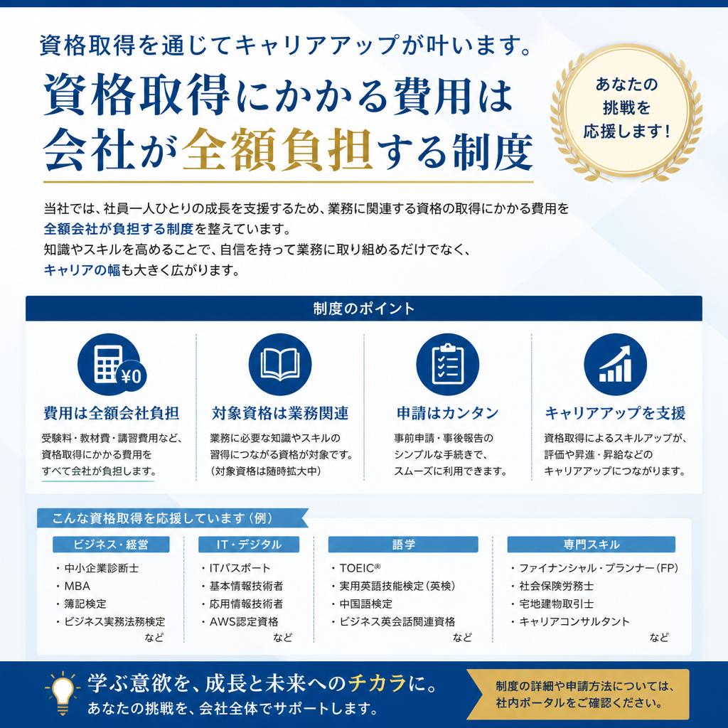 資格取得支援制度