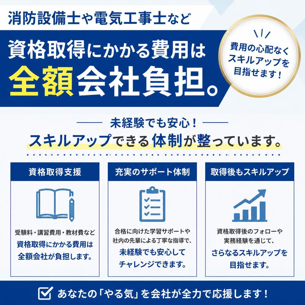 資格取得支援制度の充実
