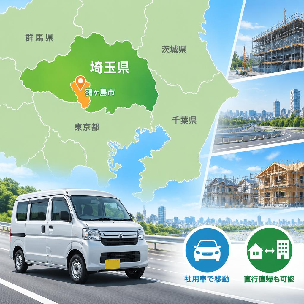 鶴ヶ島市周辺の点検業務と、現場へ向かう働きやすさ