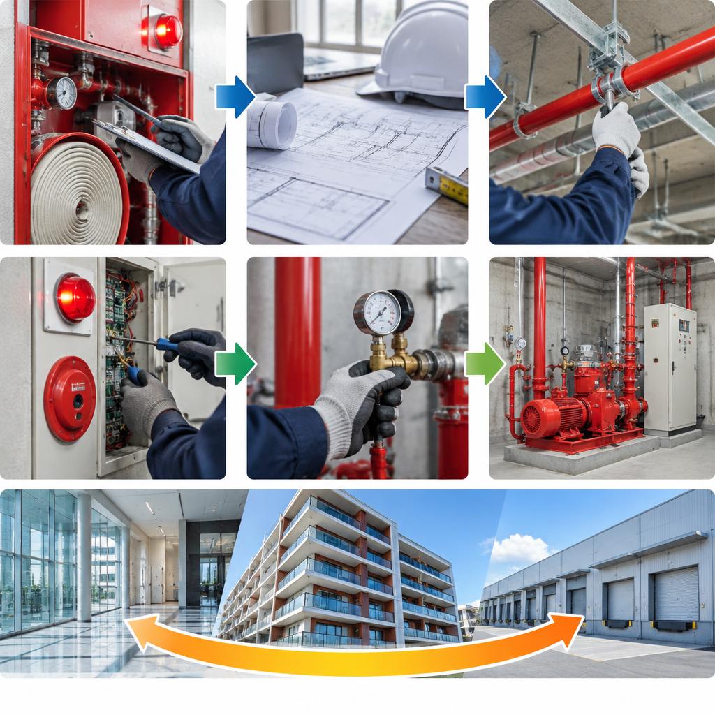 消防設備のプロへの第一歩。点検から施工・改修まで幅広く経験